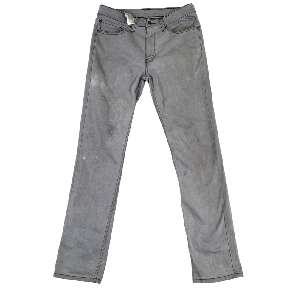 Levi Strauss & Co 511 Slim Fit Grey Denim Jeans Mens 31x31